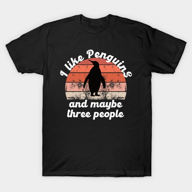 i like penguins and maybe three people T-Shirt by hatem